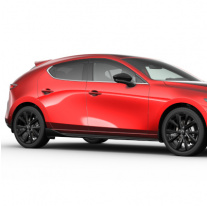 Mazda boční prahové lišty - venkovní černá