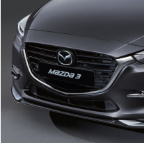 Mazda spoiler pod přední nárazník černá, stříbrná