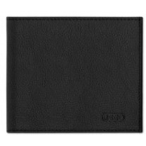Audi malá pánská kožená peněženka, černá
