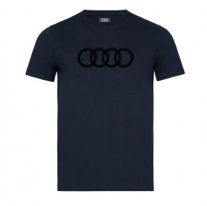 Audi pánské triko, tmavě modrá, S