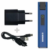 Berner sada svítilny Flex Lux Slim+ kabel USB typu C / USB + nabíječka 230 V / USB