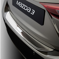 Mazda nášlapná lišta zadního nárazníku s logem Mazda 3