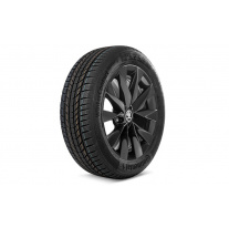 Škoda kompletní zimní kolo CRYSTAL 17" pro Superb IV - pravá strana