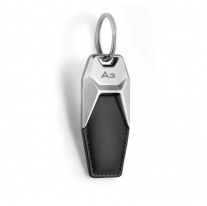 Audi kožený přívěsek na klíče, A3