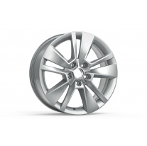 Kolo z lehké slitiny Triton 17" Karoq, Kodiaq - stříbrný, bez krytky