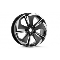 Kolo z lehké slitiny Comet 18" Octavia IV - černé, broušené bez krytek