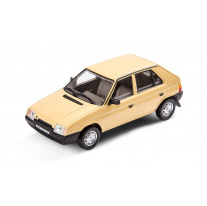 Škoda Favorit (1988) model 1:43 žlutá