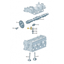 Vyrovnávací prvek, hydraulický Škoda (originál) 030109423