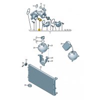 Termoregulátor Škoda (originál) 03C121110G