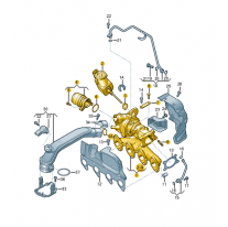 Výfukové potrubí s Škoda (originál) 03F145701RX