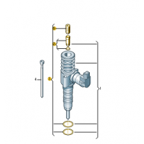 Sada oprav. pro čerp./trysku Škoda (originál) 03G198051D