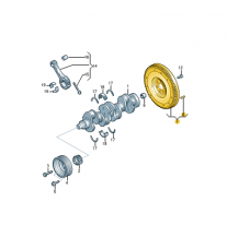 Setrvačník Škoda (originál) 03L105266DJ