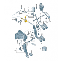 Spojení bowdenové akcelerace Škoda (originál)