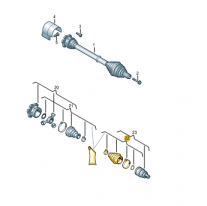 Manžeta kloubu Škoda (originál) 1K0498203C