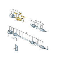Manžeta kloubu ochr. s montáž. Škoda (originál) 357498201A