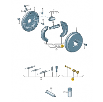 1 sada upevnovacich dilu Škoda (originál)