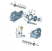 Segment skříně diferenciálu Škoda (originál) 020409170B