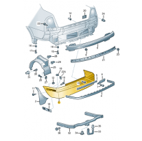 Kryt nárazníku Škoda (originál) 1U9807421G
