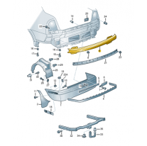 Výztuha pro upevnění Škoda (originál) 1U6807305D