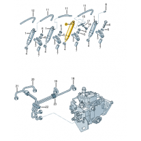 Úplná vstřikovací tryska Škoda (originál) 038130202C