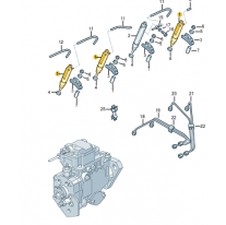 Úplná vstřikovací tryska Škoda (originál) 028130202J