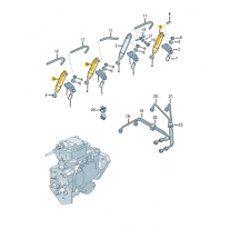 Úplná vstřikovací tryska Škoda (originál) 028130201T
